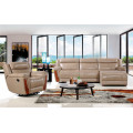 Echtes Leder Modernes verstellbares Sofa (434)